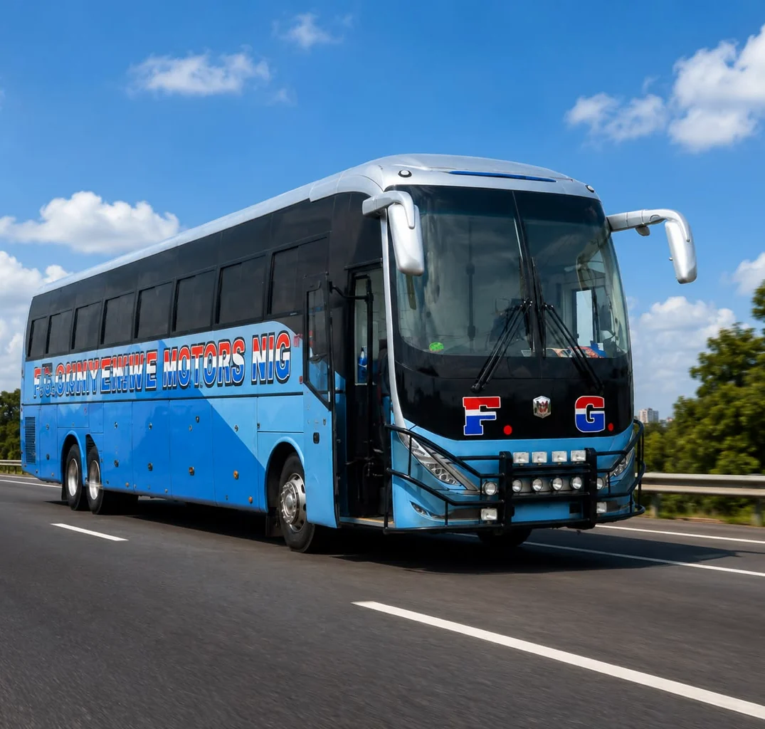 An FG Onyenwe coach on the highway